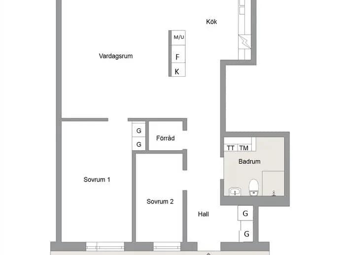 Planritning för Ivar Samuelssons gata 27, MARKPLAN