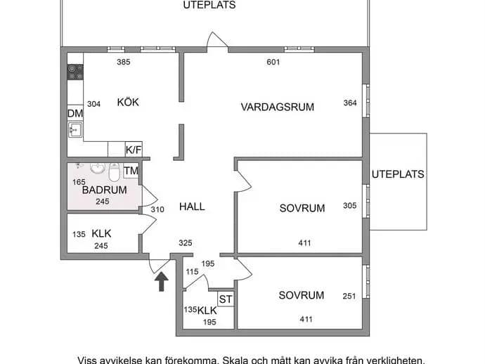Planritning för Skördevägen 39