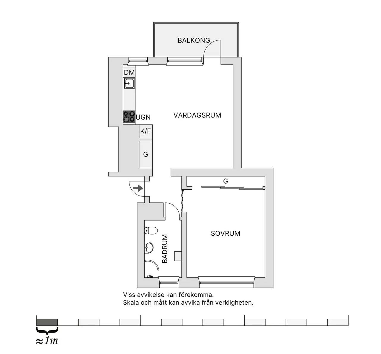 Planritning för Mellersta stenbocksgatan 35A