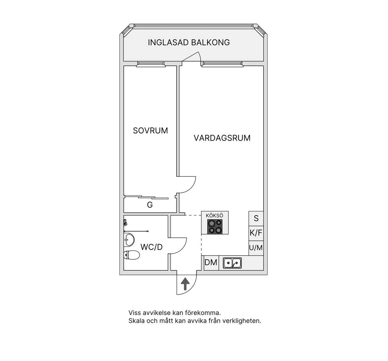 Planritning för Sockengatan 24A