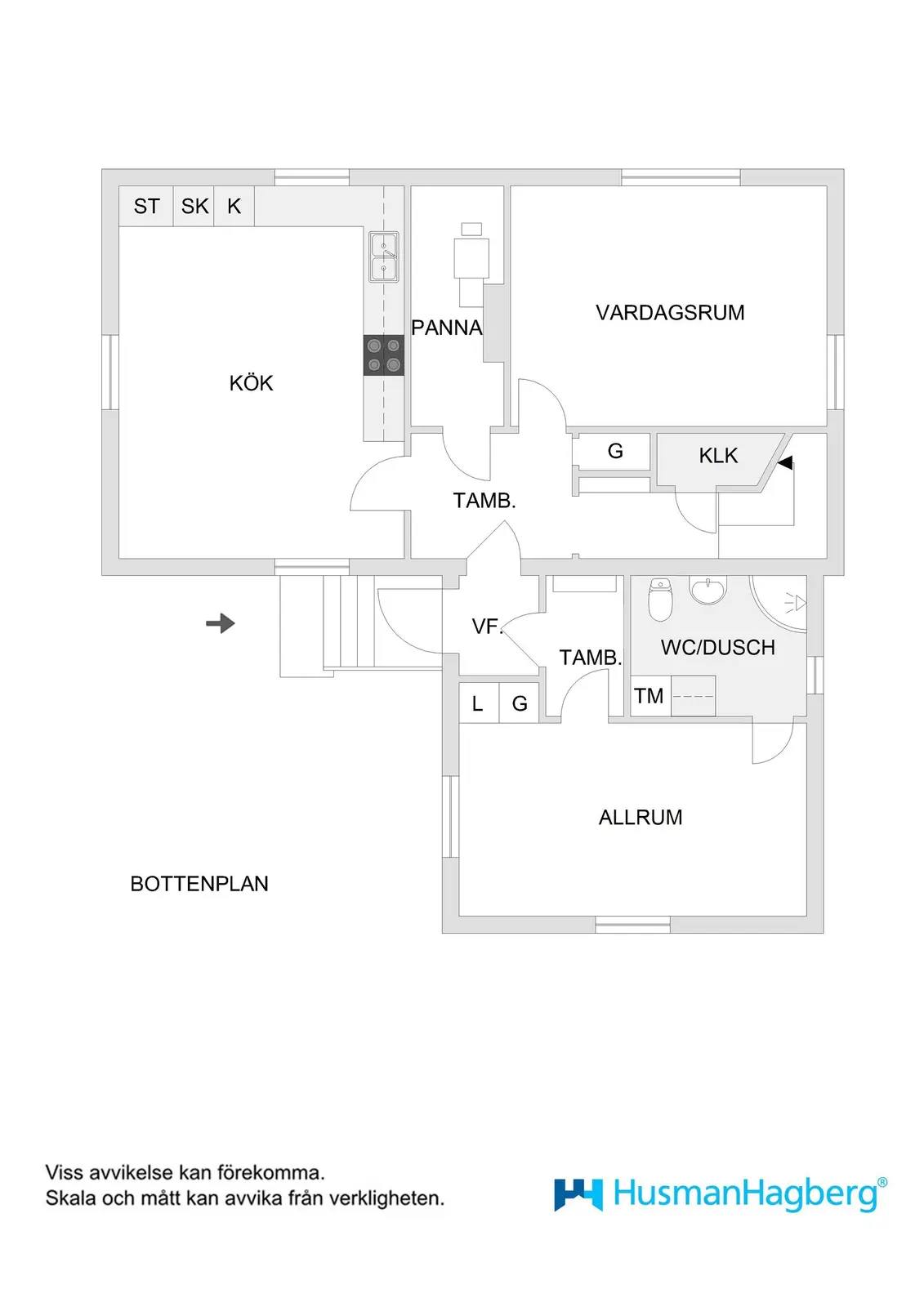 Planritning för Ström 211