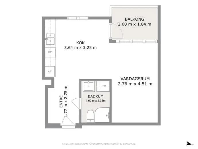 Floor plan for Fjällbo Ängsväg 11
