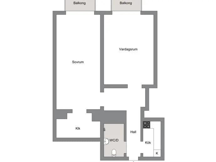 Floor plan for Ola Hanssonsgatan 5