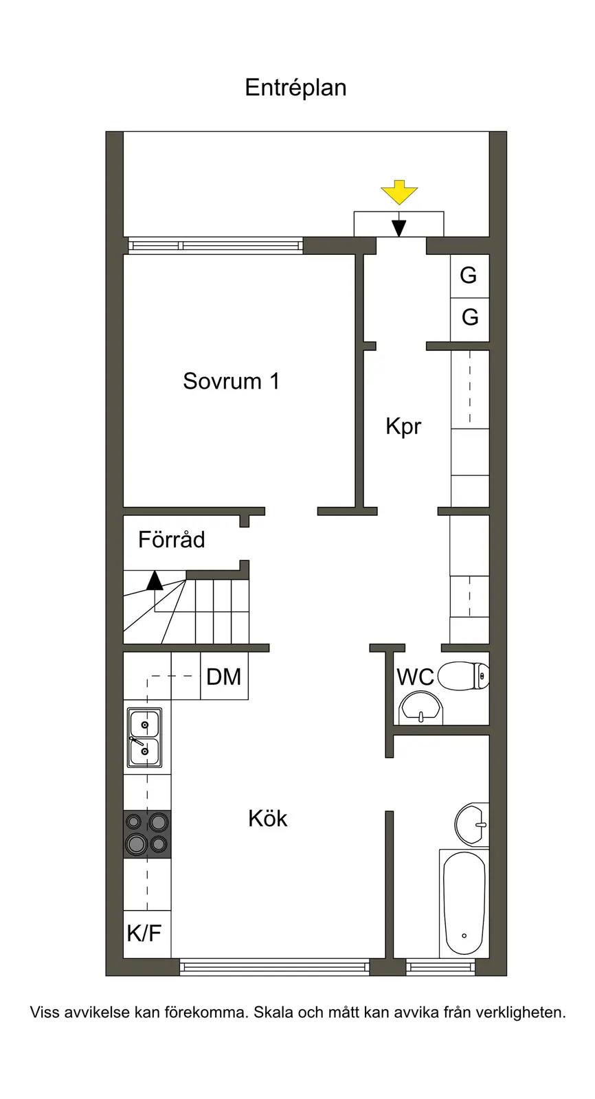 Floor plan for Härjedalsgatan 102