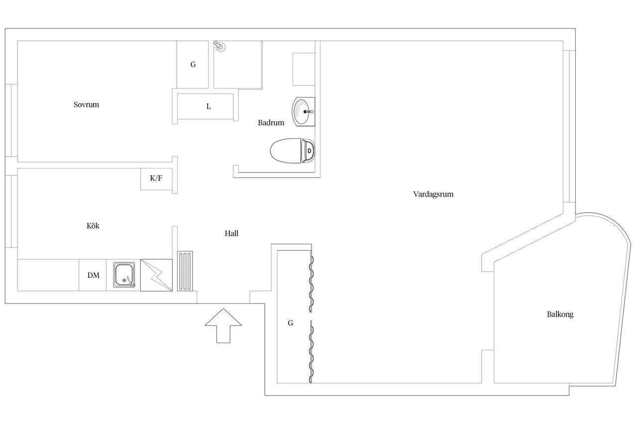 Floor plan for Trollebergsvägen 30C