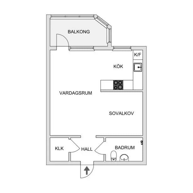 Floor plan for Virvelvindsgatan 2