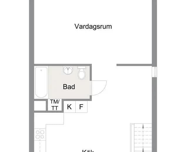 Planritning för Vannagårdsgatan 82