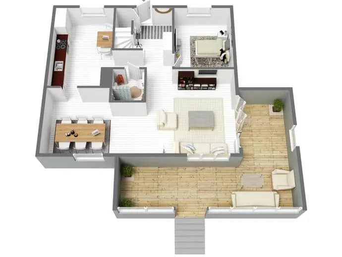 Floor plan for Lantmansgatan 7