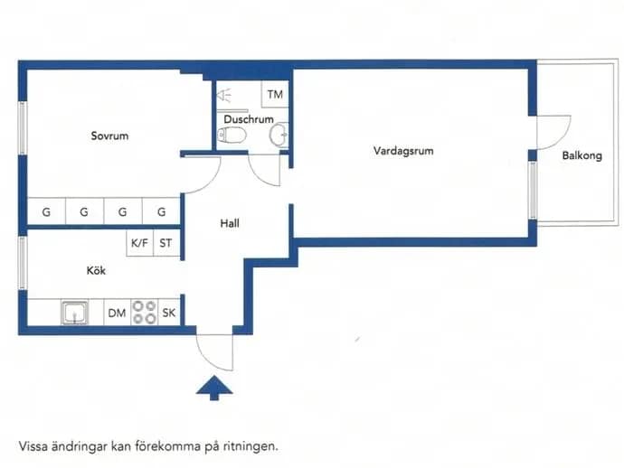 Planritning för Dalbygatan 2