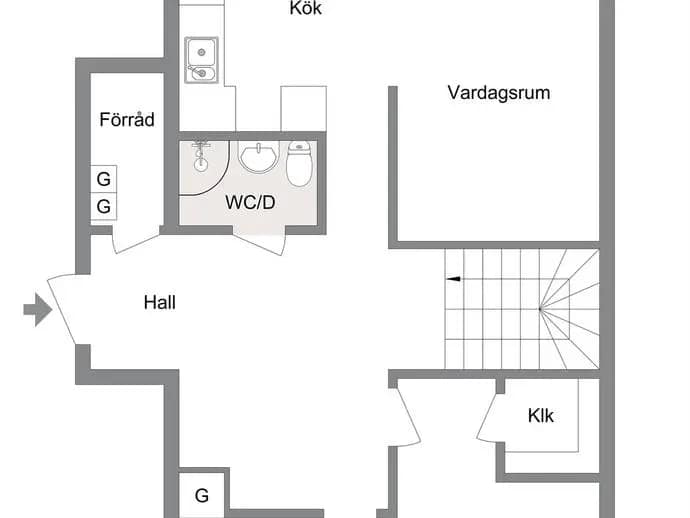 Floor plan for Novilla 1, 5tr