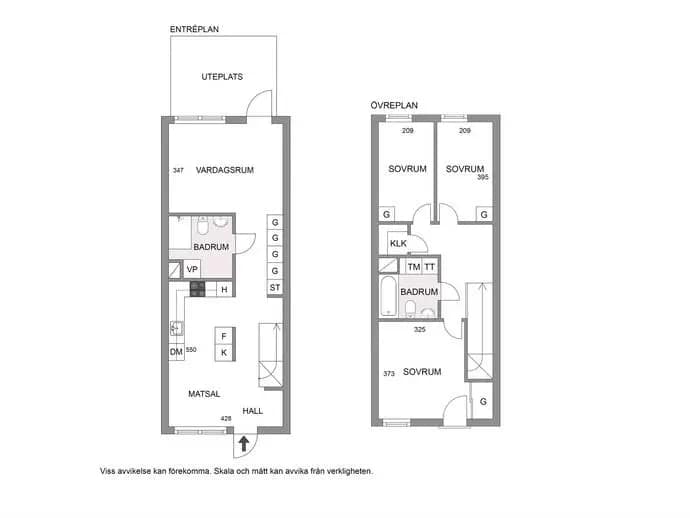 Floor plan for Växelbruksvägen 5