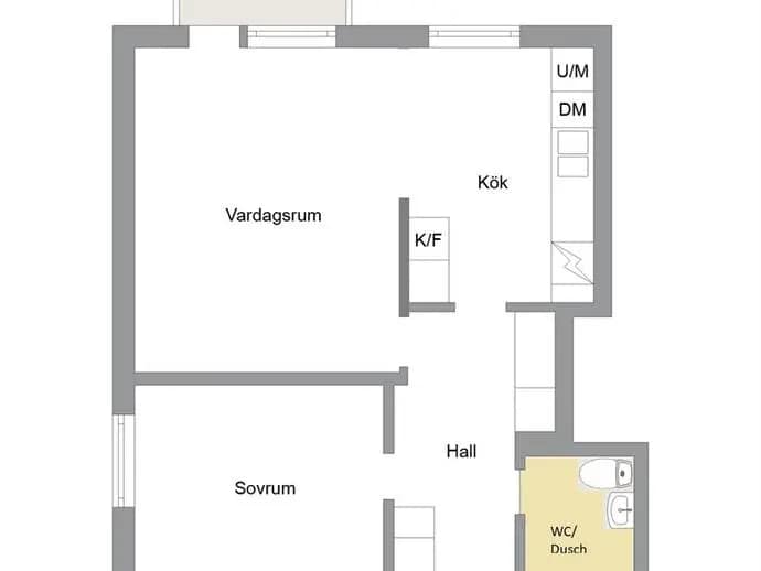 Planritning för Brunnsgatan 66
