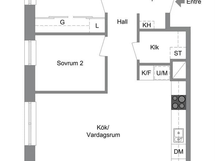 Planritning för MÄLDGATAN 14