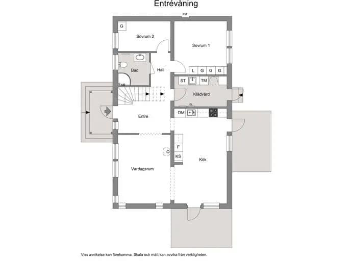 Planritning för Bergshyddevägen 6