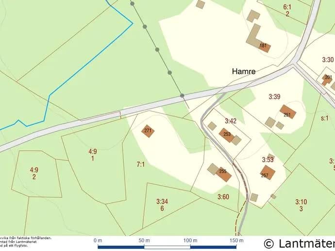 Planritning för Trönö-Hamre 271