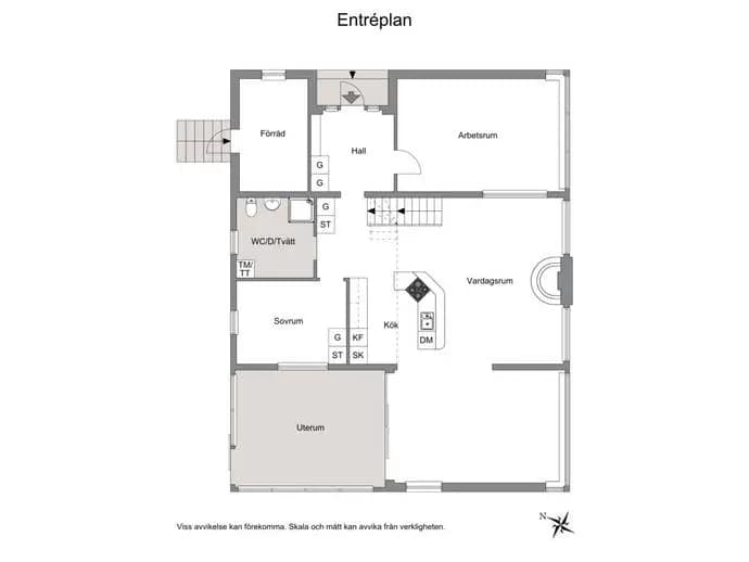 Floor plan for Österliavägen 67