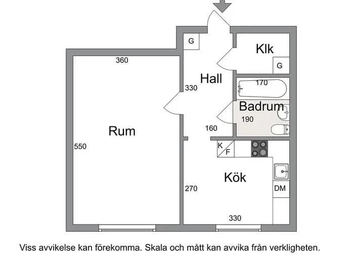Planritning för Lanhagsgatan 11