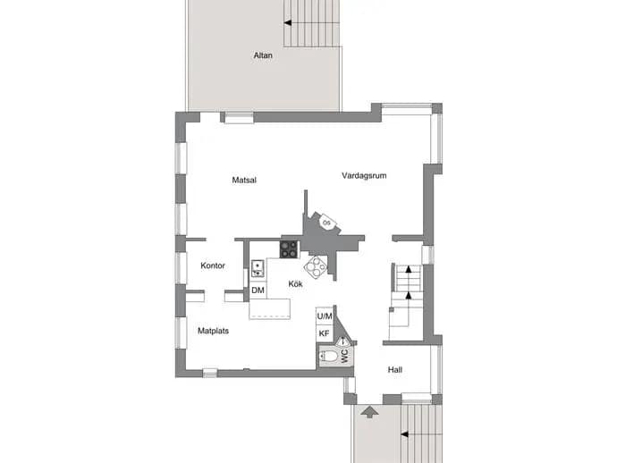 Planritning för Lindvägen 28