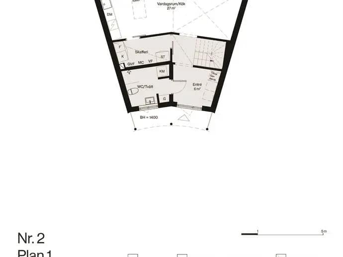 Planritning för Stora Varvsgatan 12