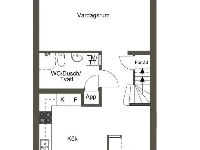 Floor plan for Vardövägen 112