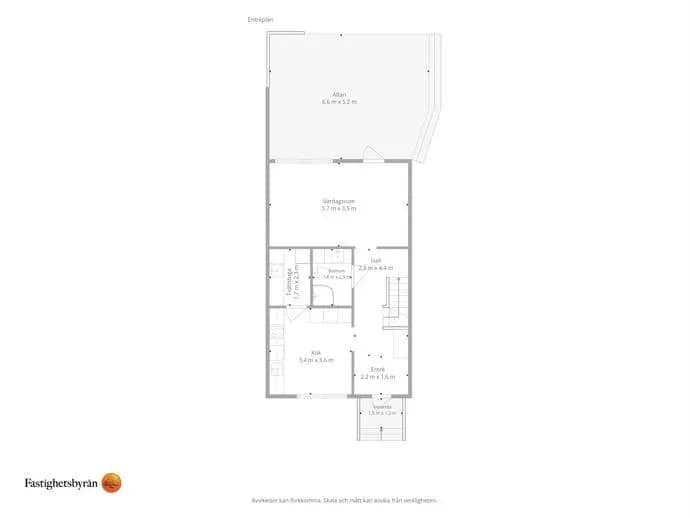 Floor plan for Augustivägen 21