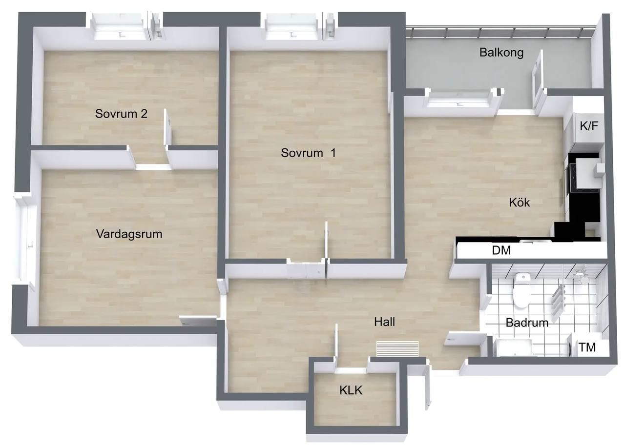 Planritning för Viktor Rydbergsgatan 40