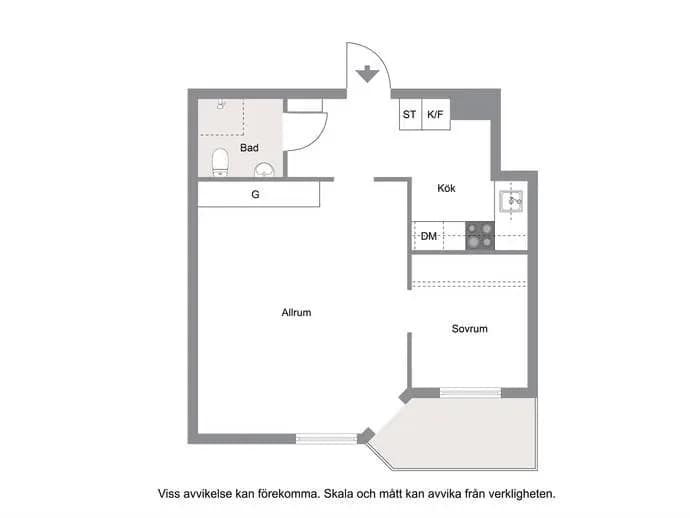 Floor plan for Götgatan 10