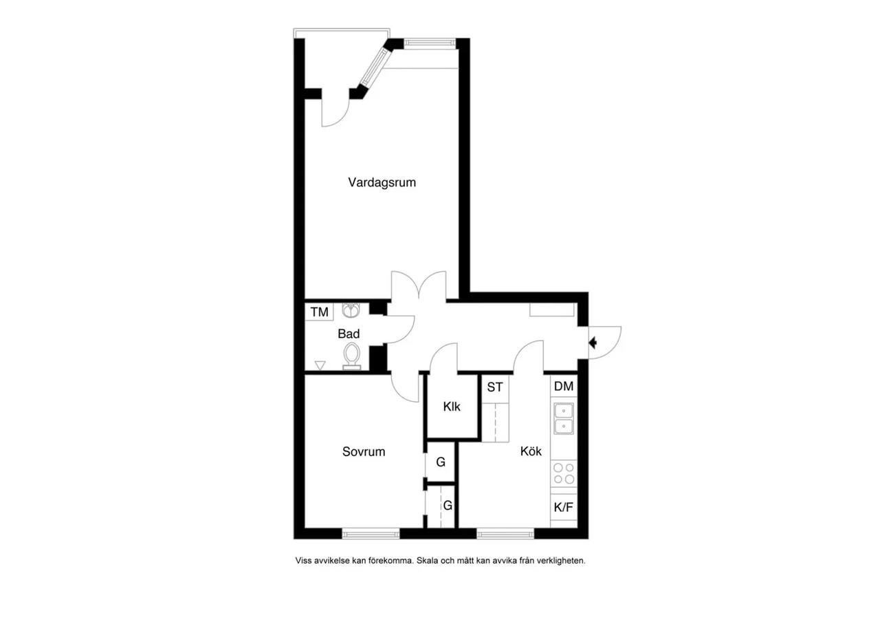Floor plan for Örnskölds Väg 14C