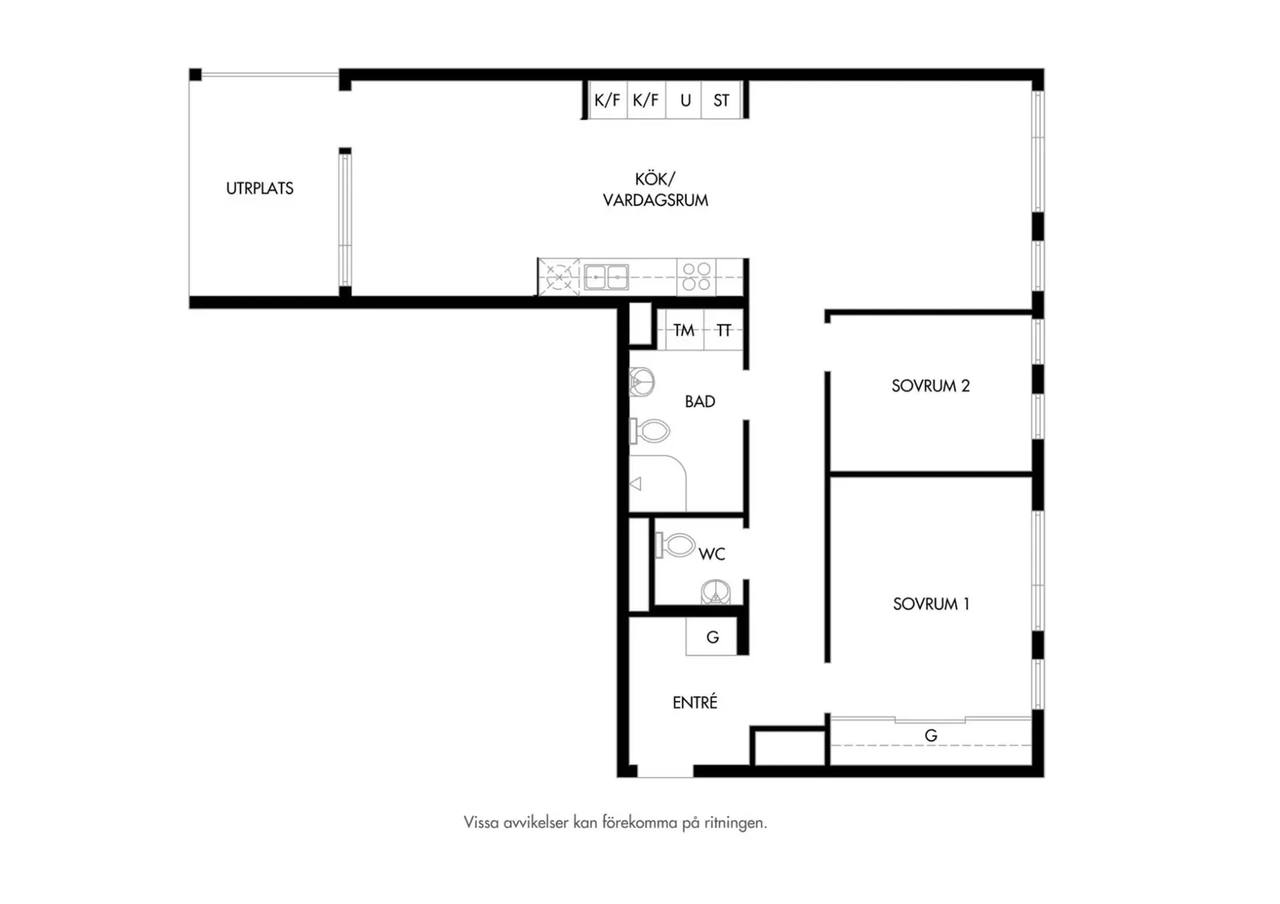 Floor plan for Blåsebergavägen 47