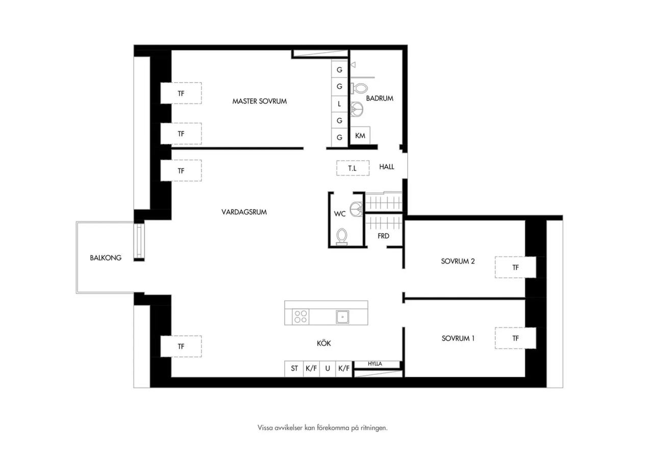 Floor plan for Börjesgången 6A