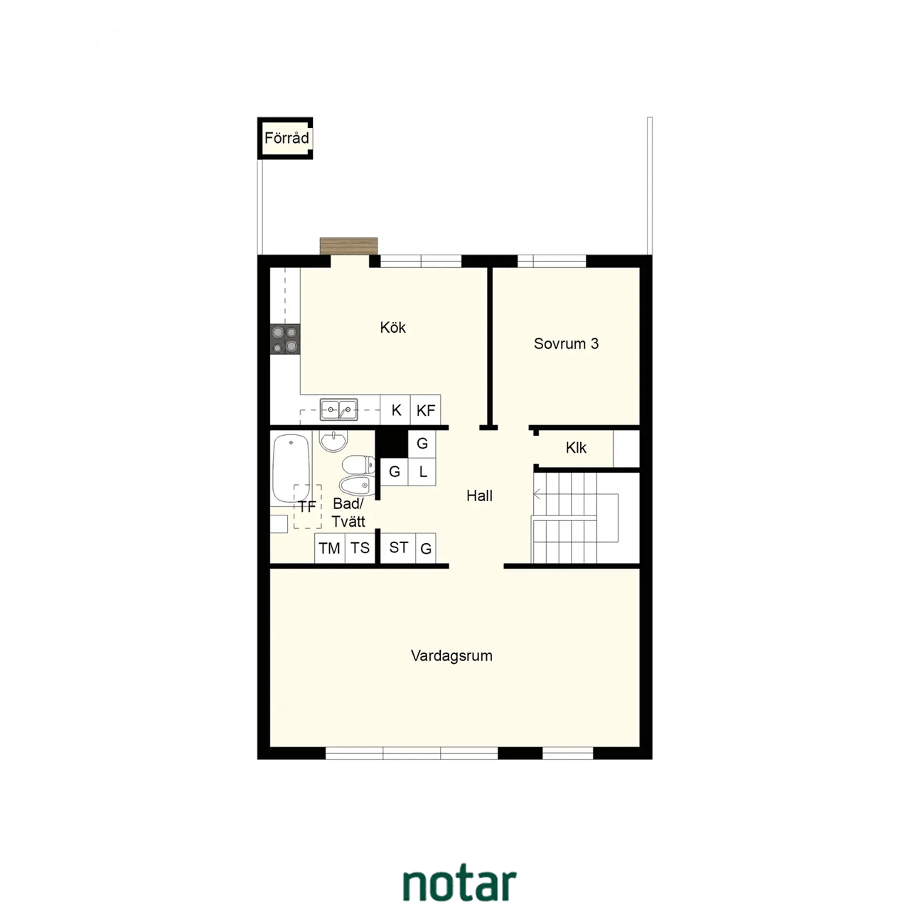 Floor plan for Storskiftesvägen 22