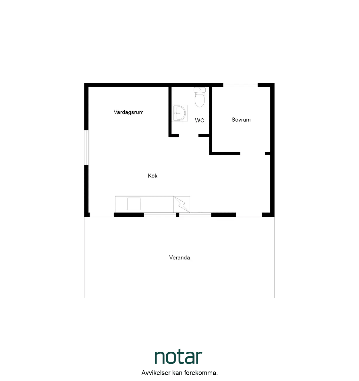 Floor plan for Plurvägen Ullevi Kolonilott 527