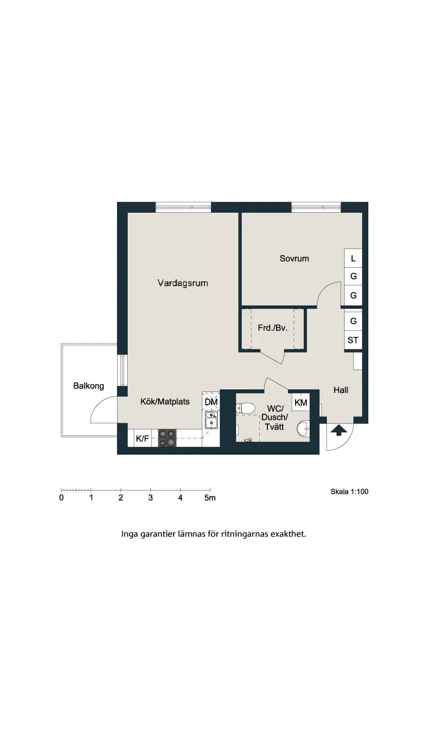Floor plan for Stamvägen 33