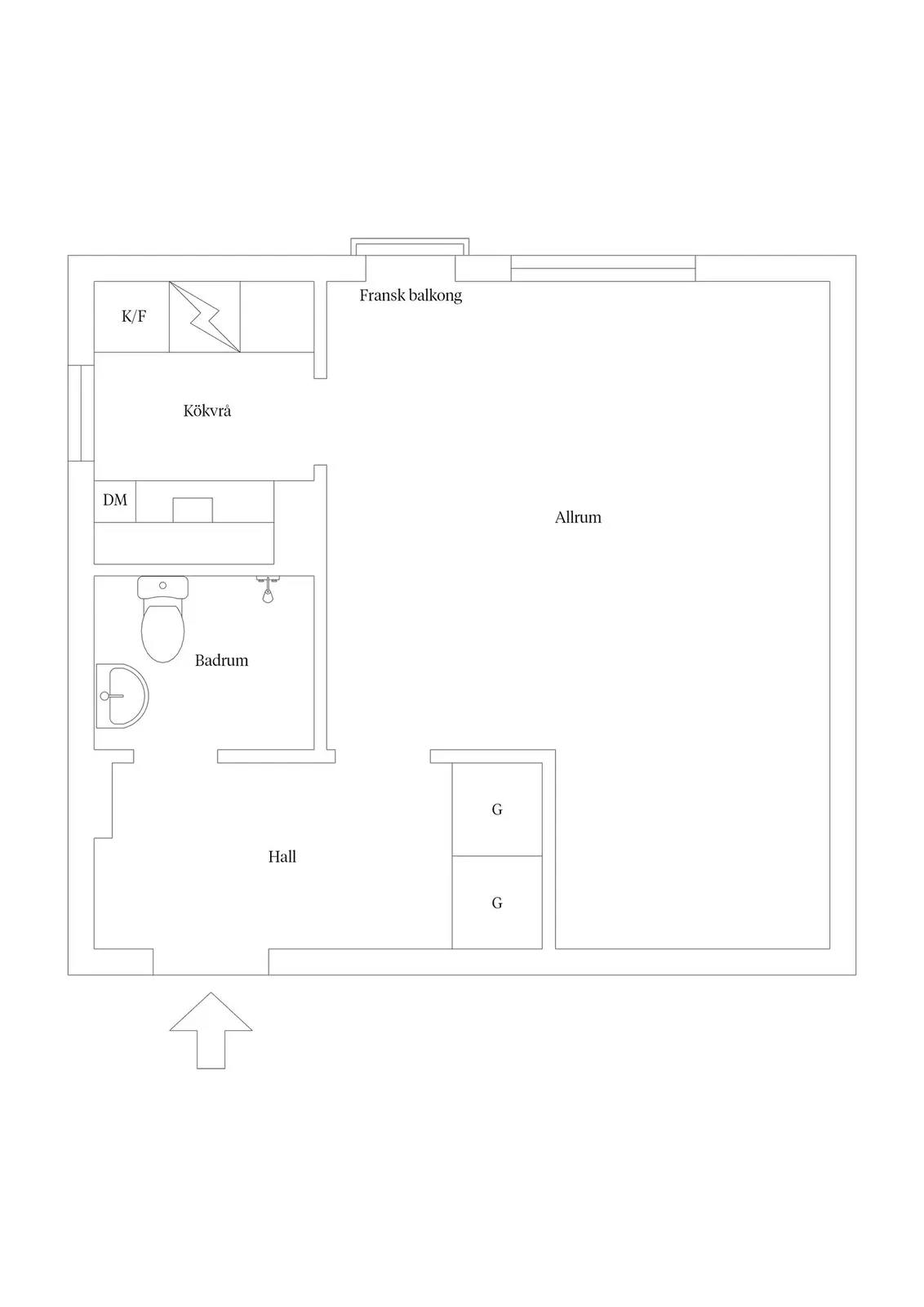 Floor plan for Gethes väg 2