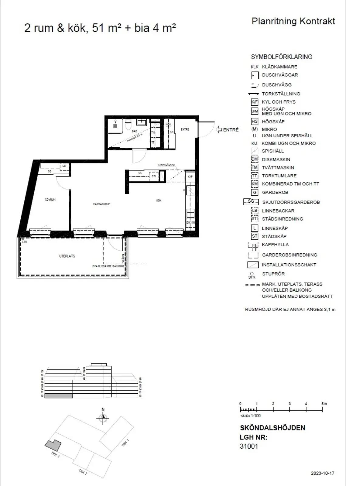 Planritning för Thorsten Levenstams Väg 11