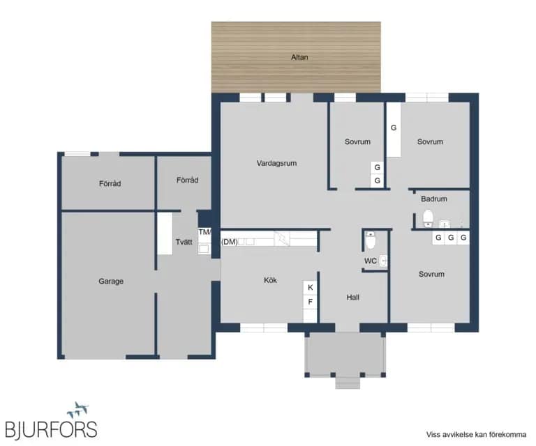 Floor plan for Hemgårdsgatan 39