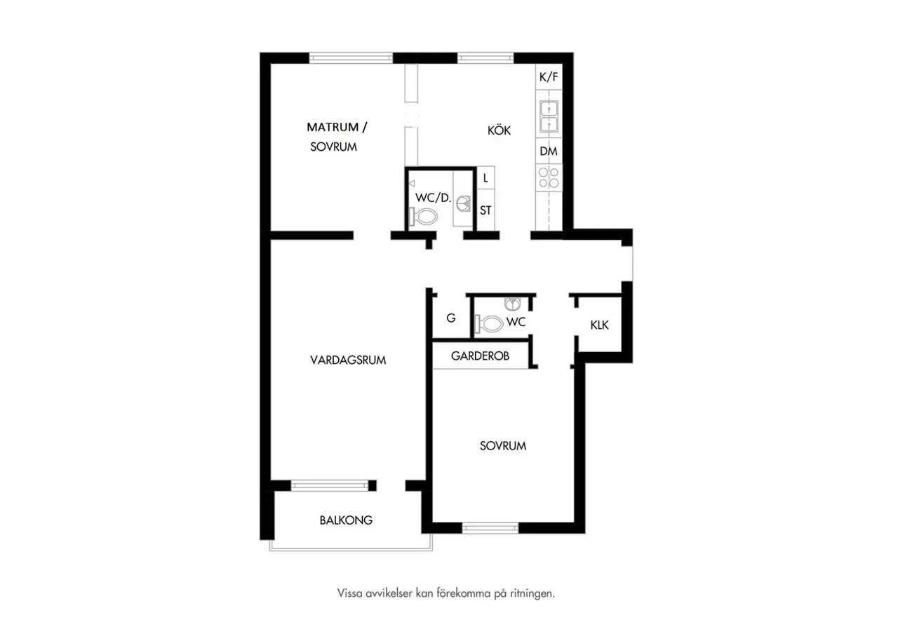 Floor plan for Kilian Zollsgatan 21A