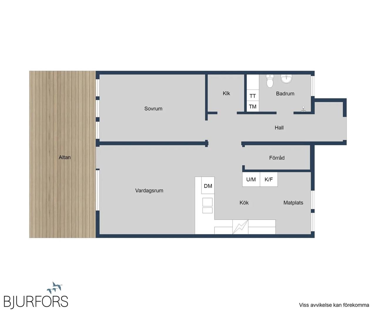 Floor plan for Frögatan 356
