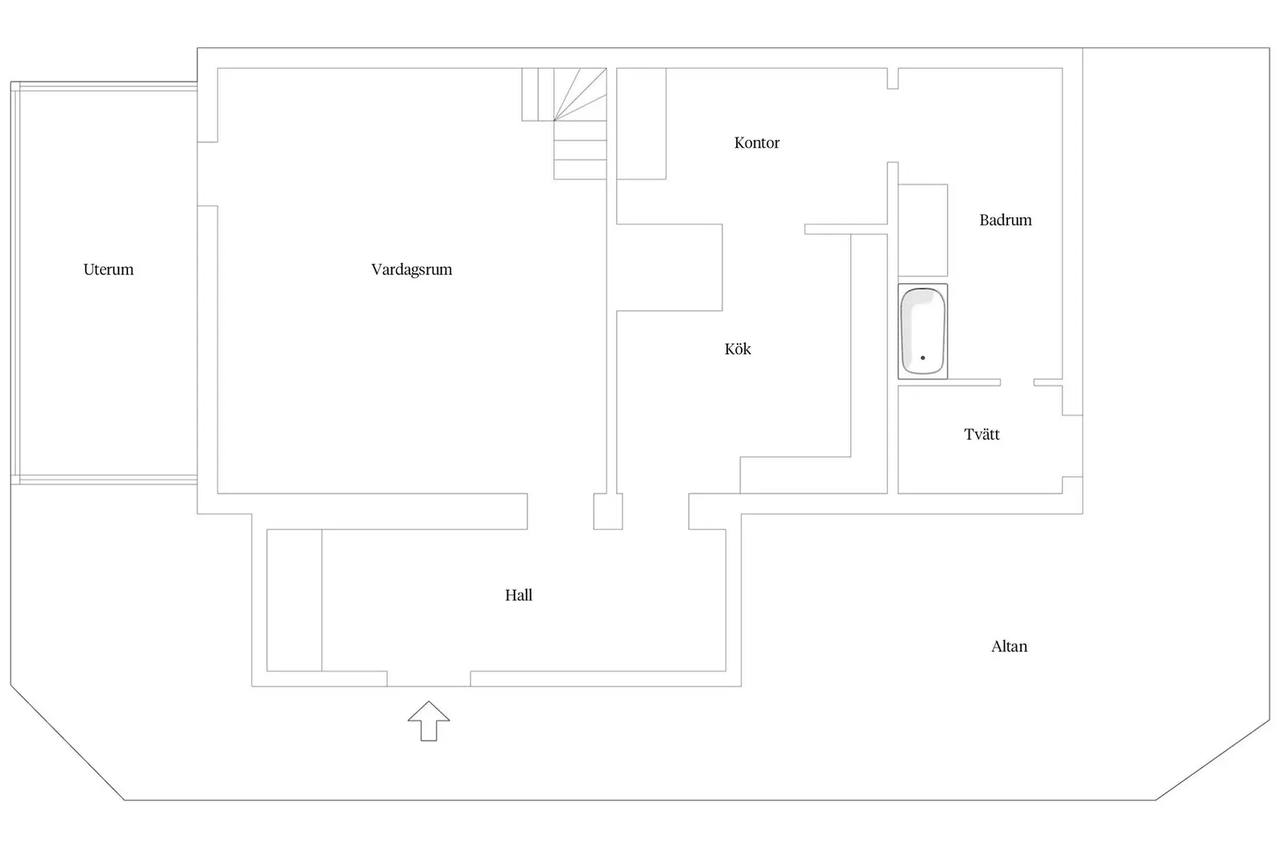 Floor plan for Dotorp 200
