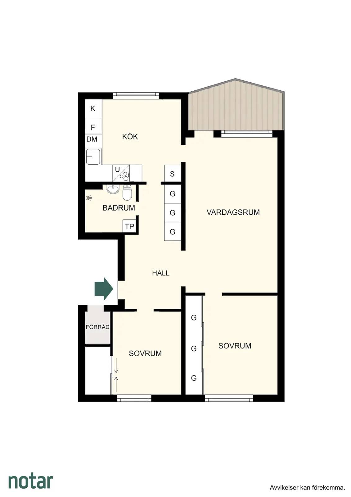 Floor plan for Oxens gata 241
