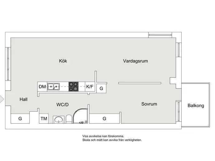 Floor plan for Vallagränd 10