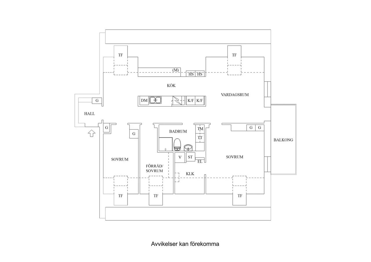 Floor plan for Stadsängsgatan 7