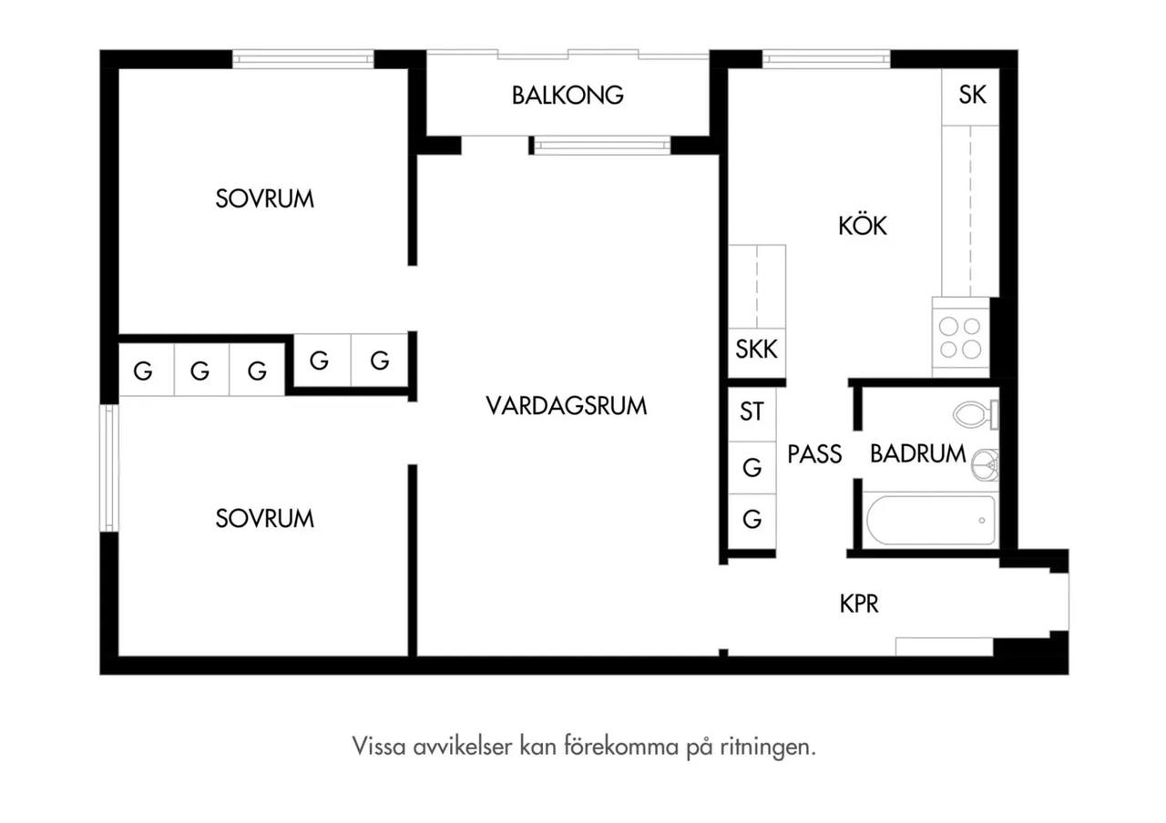 Planritning för Rödkullastigen 9A