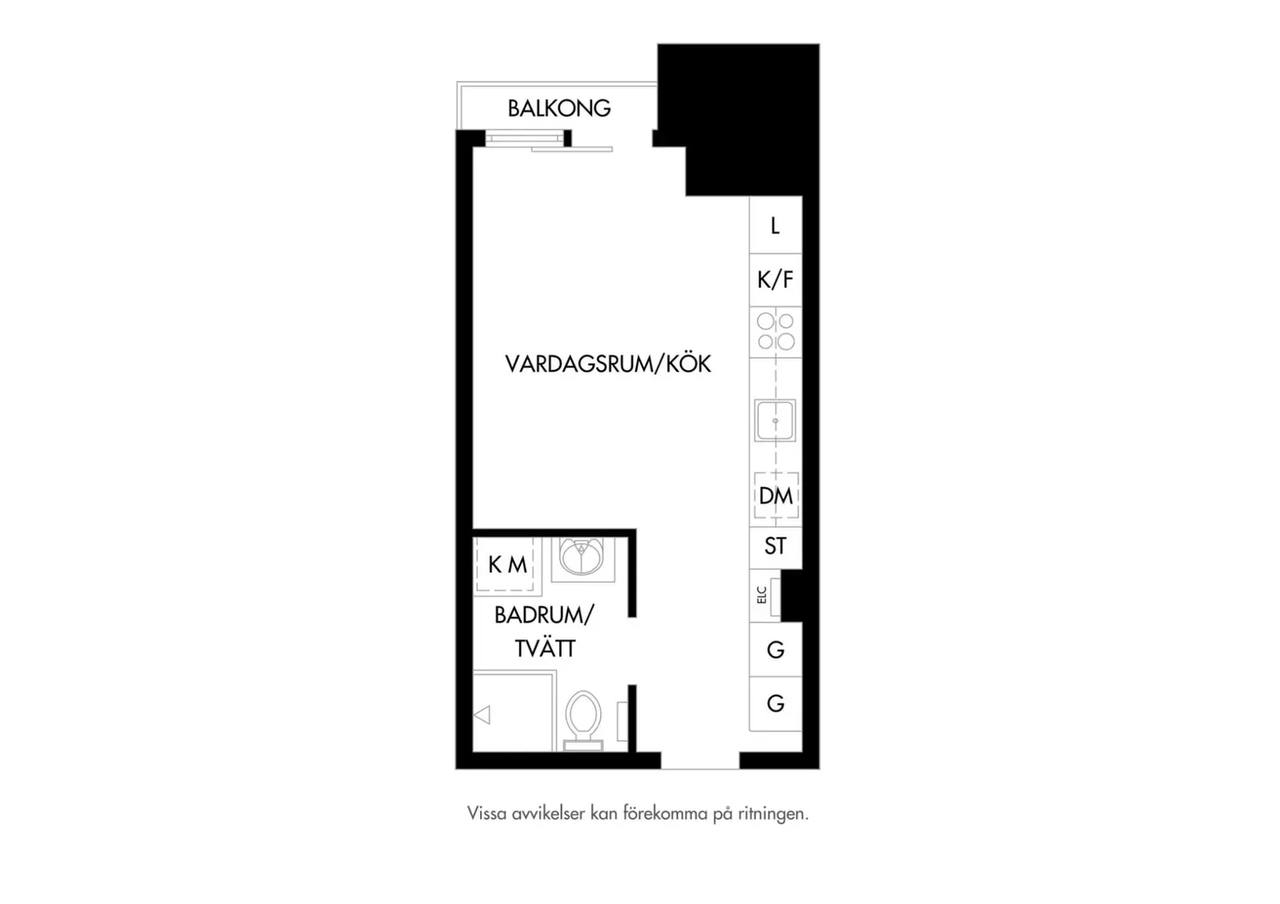 Planritning för Lodjursstråket 1