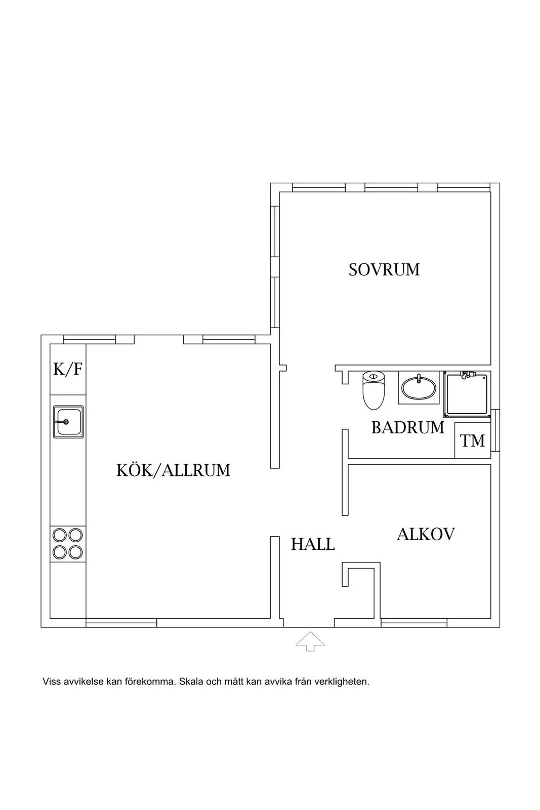 Planritning för Siknäsvägen 187