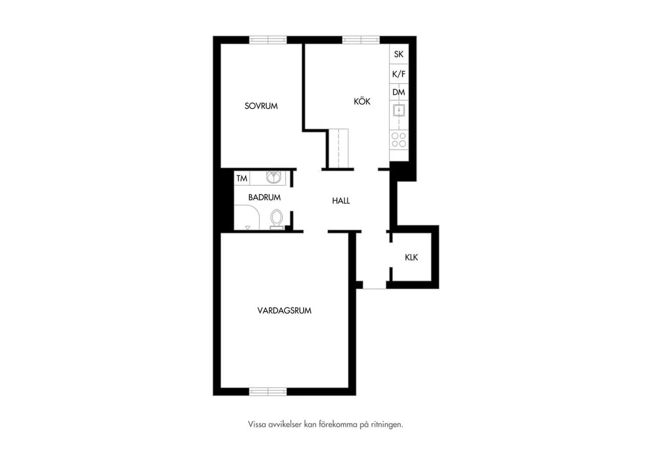Planritning för Kungälvsgatan 8A