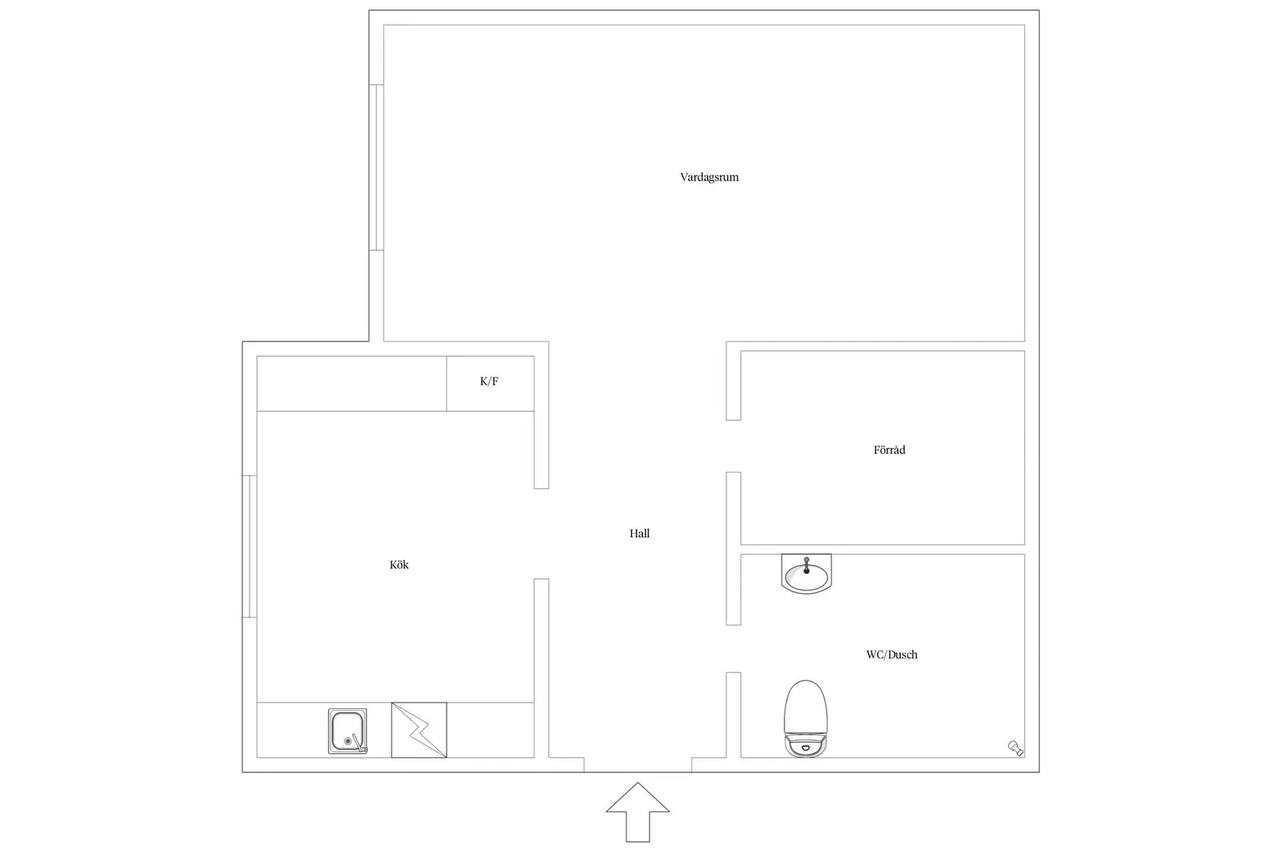 Floor plan for Anna sandströms gata 18