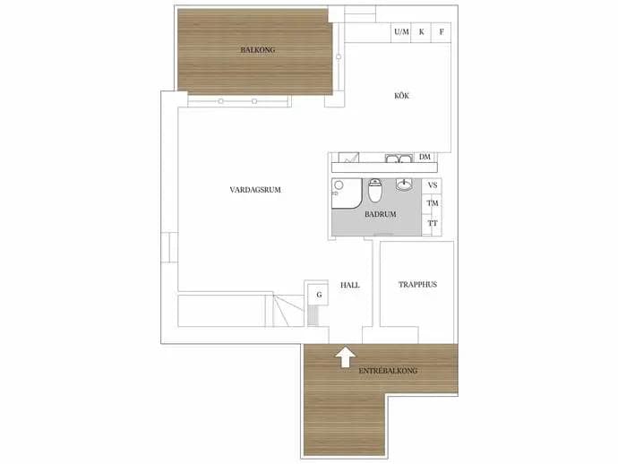 Planritning för Smögengatan 26