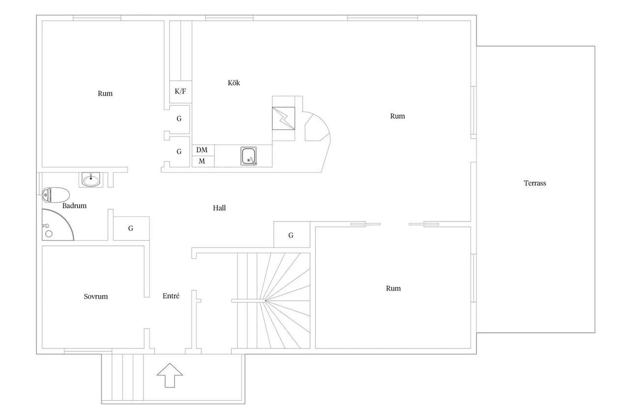 Floor plan for Swedenborgsgatan 15