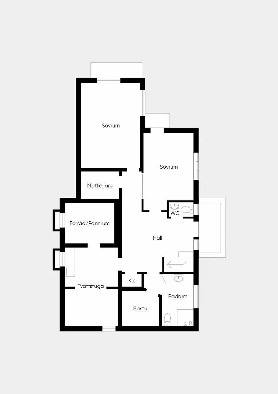 Planritning för Gröna stigen 9